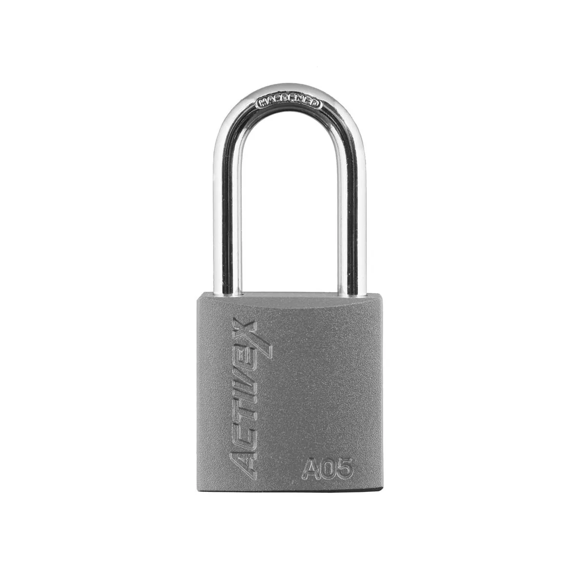 Candado Activex A05 Cuerpo Aluminio Plateado 1