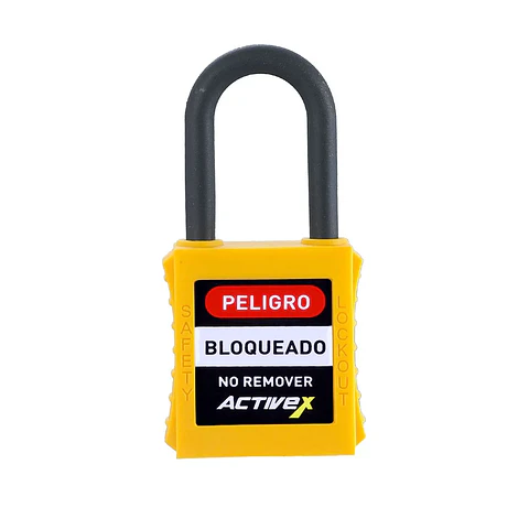 Candado Activex D31 Dieléctrico Amarillo