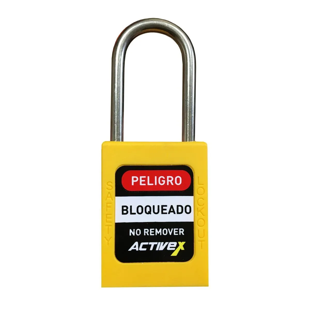 Candado Activex A10 Cuerpo Plastico Amarillo 1