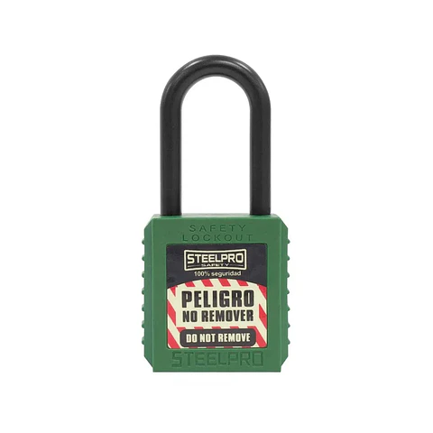 Candado Steelpro Dielectrico Verde