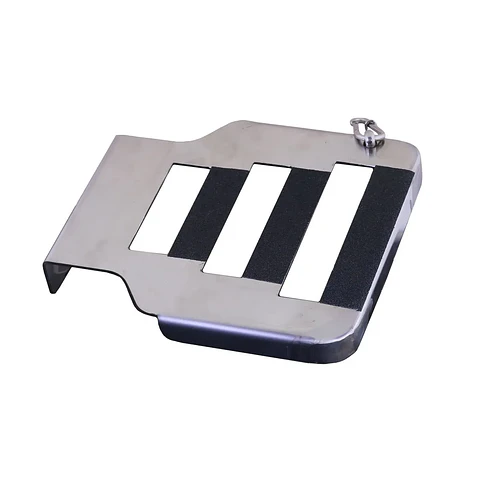 Pedal para accionamiento de lava ojos acero Inox. SS304