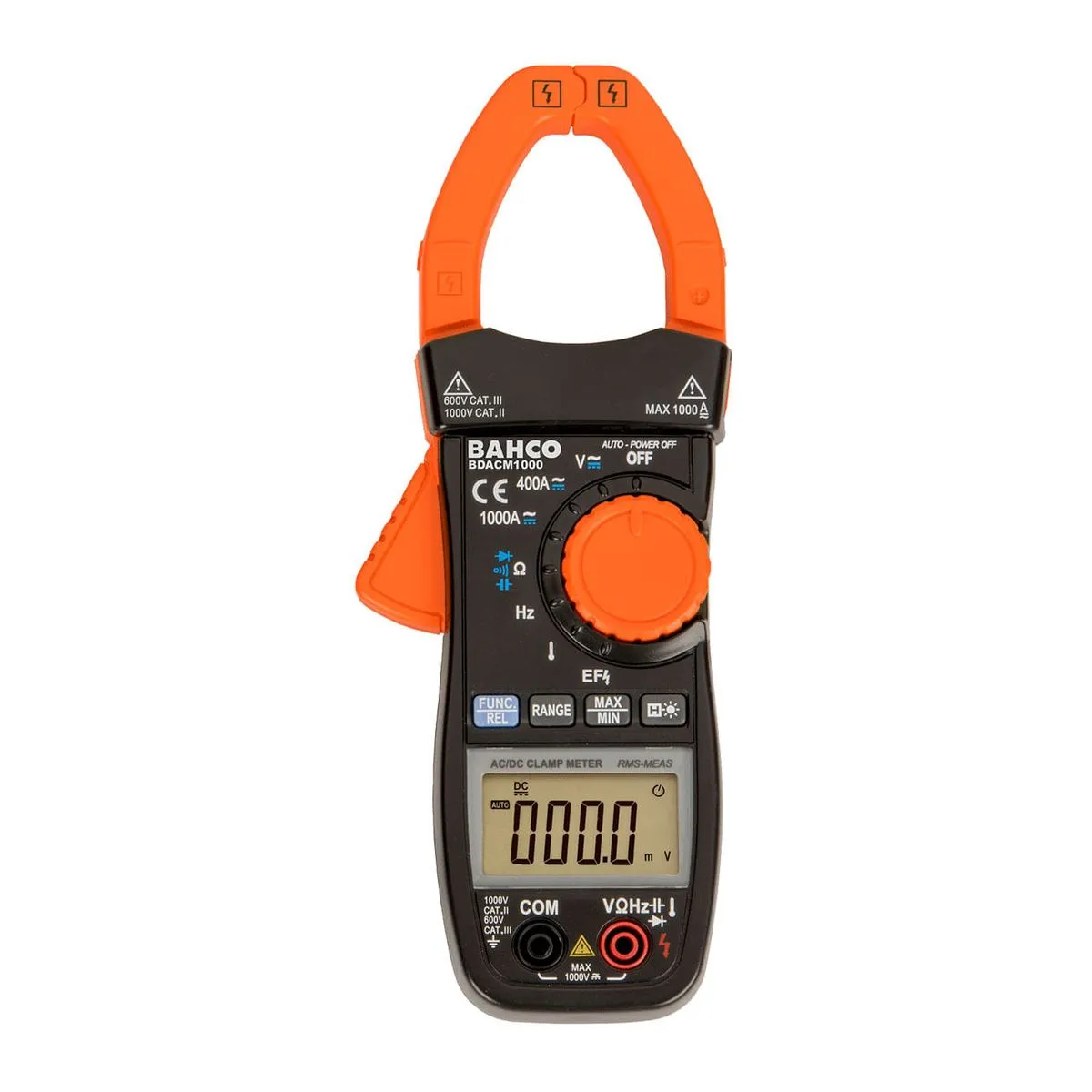 Pinza Amperimétrica Digital True RMS 1000 A CA/CC 1