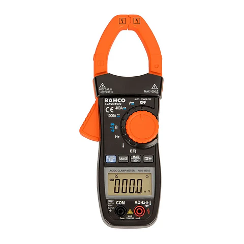 Pinza Amperimétrica Digital True RMS 1000 A CA/CC