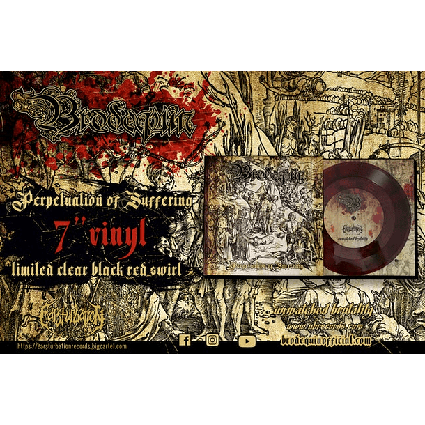7EP - BRODEQUIN - Perpetuation of Suffering VINILO