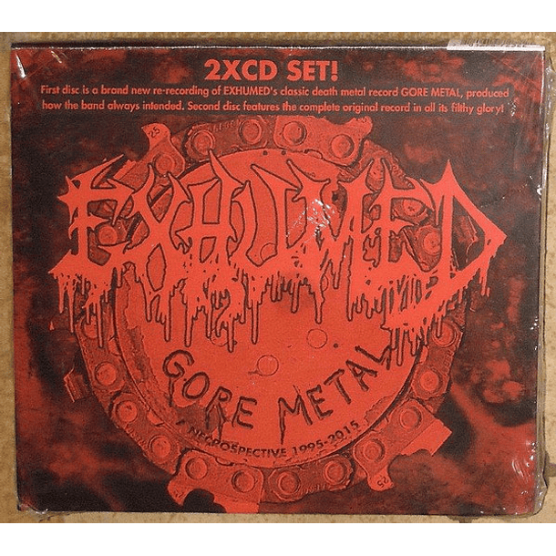 2CD - EXHUMED - Gore Metal - A Necrospective 1998​-​2015