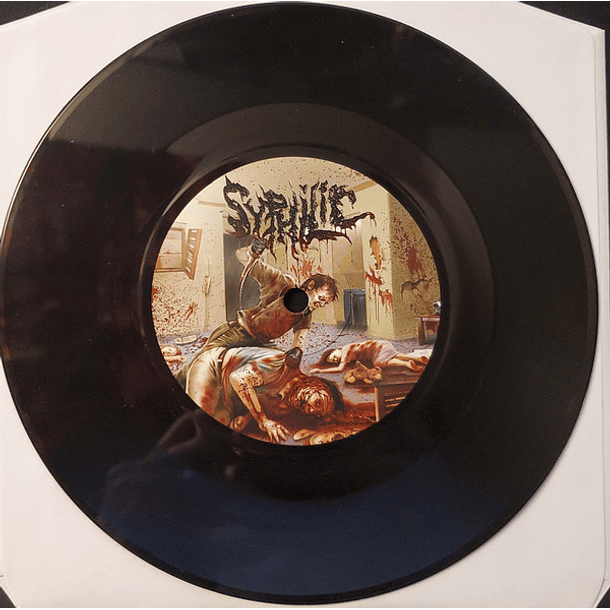 SPLIT 7´ - SYPHILIC / NITHING  - VINYL 4