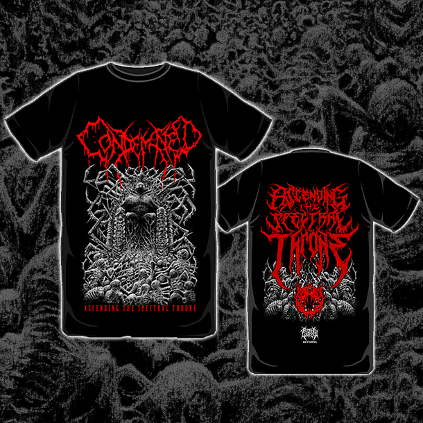 CONDEMNED "Ascending The Spectral Throne"  RED TALLA L