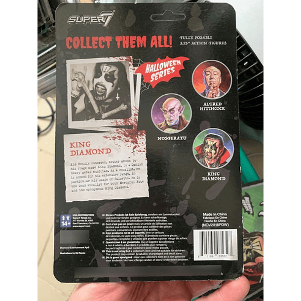 Figura King Diamond -  Nueva 10cm 2