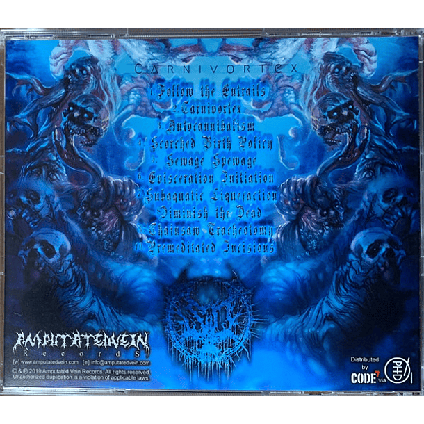 CD - SPLATTERED - Carnivortex