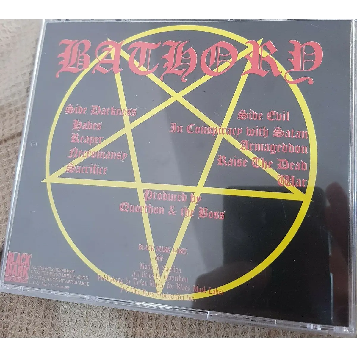 CD - BATHORY - Bathory