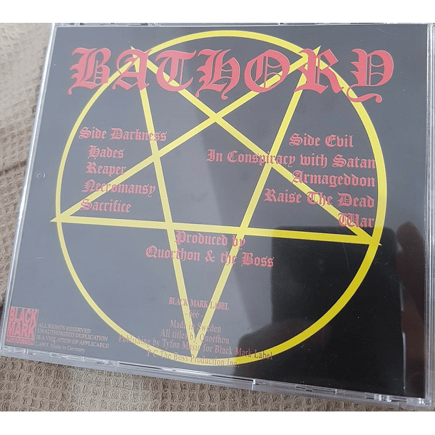CD - BATHORY - Bathory - COPIAR 2