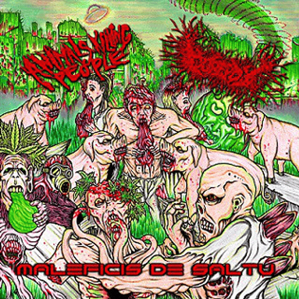 SPLIT CD ANIMALS KILLING PEOPLE / GOREPOT