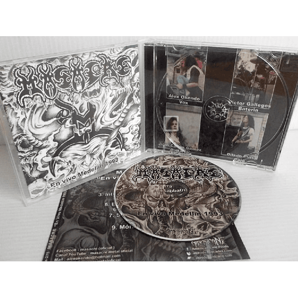 CD MASACRE En vivo Medellin 