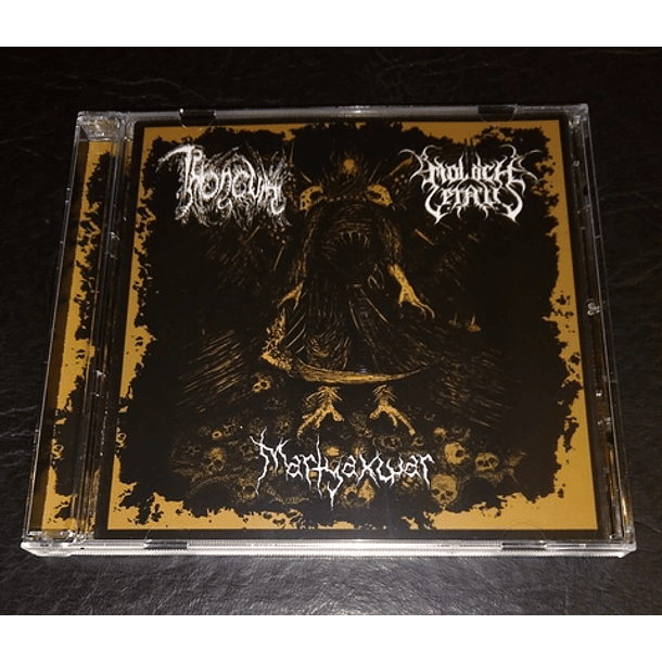 SPLIT CD THRONEUM / MOLOCH LETALIS Martyaxwar
