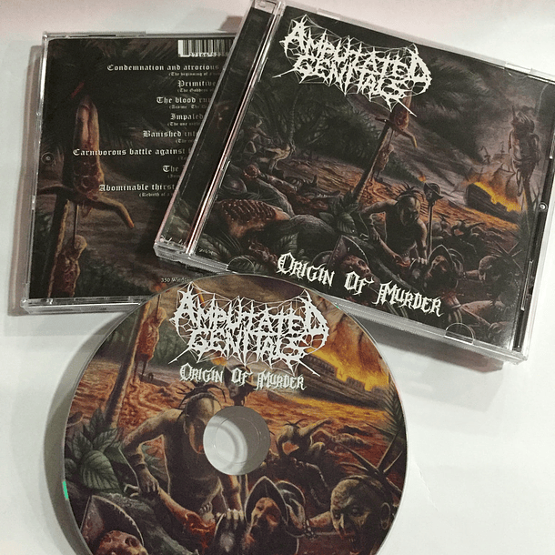 CD AMPUTATED GENITALS  Origin Of Murder 