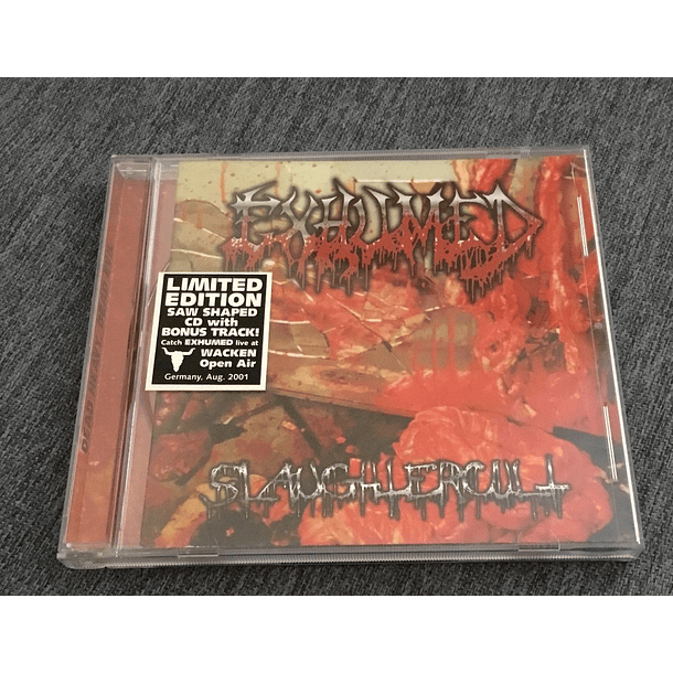 CD EXHUMED Slaughtercult SAW SHAPE 1