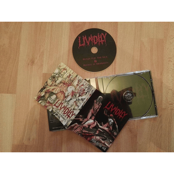 CD LIVIDITY Fetish For The Dead + Rejoice In Morbidity