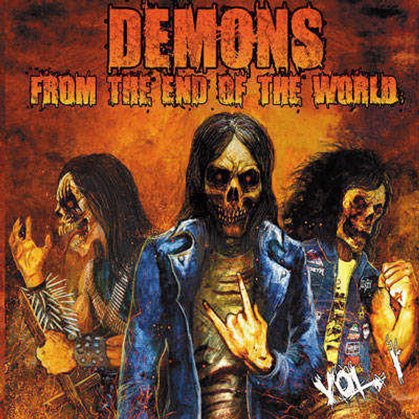 PROFANATOR/KRUDO/METAL COMMAND -  Demons from the End of the World, Vol. 1 SPLIT CD