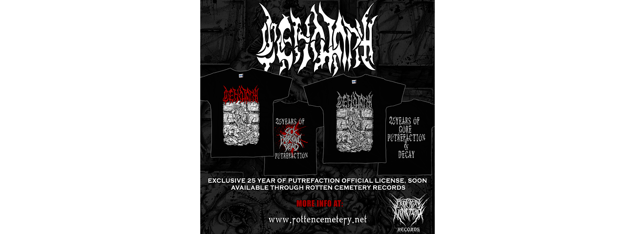 CENOTAPH - 25 Years of Gore & Putrefaction T-shirt