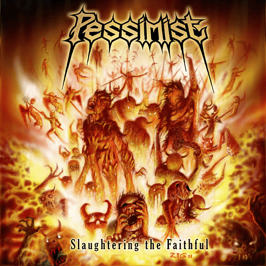 PESSIMIST - Slaughtering The Faithful CD