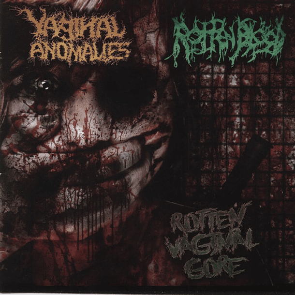 VAGINAL ANOMALIES / ROTTEN BLOOD - Rotten Vaginal Gore SPLIT CD