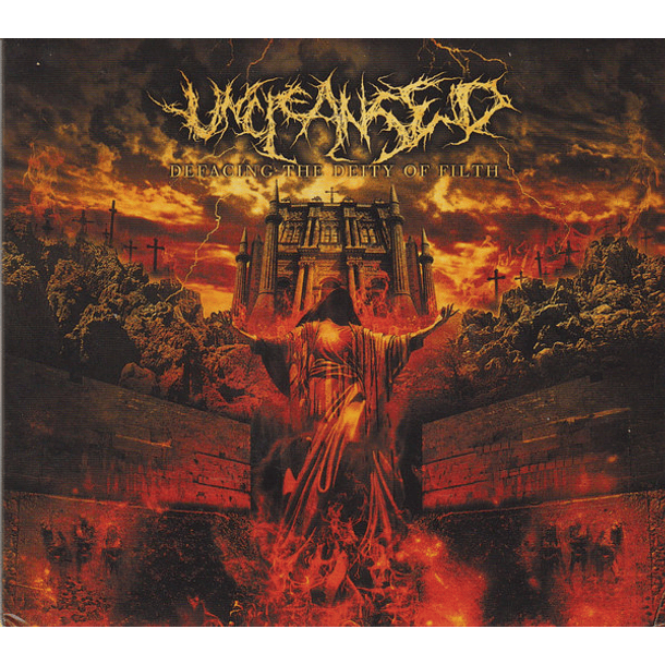 UNCLEANSED - Defacing The Deity Of Filth DIGIPACK CD