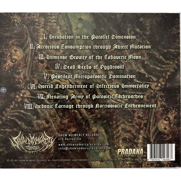 CD BIOMORPHIC ENGULFMENT Incubation In The Parallel Dimension SLIPCASE 4