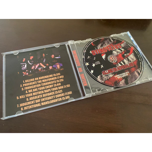 DYING FETUS Killing on Adrenaline CD 4