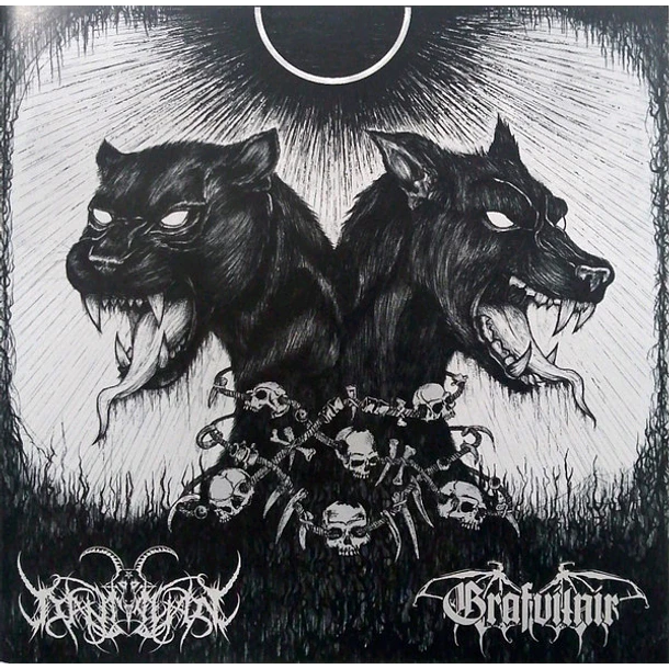 DANTALIAN / GRAFVITNIR Transmutation. Jaguarism & Lycanthropy SPLIT CD