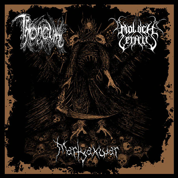 THRONEUM / MOLOCH LETALIS Martyaxwar SPLIT CD