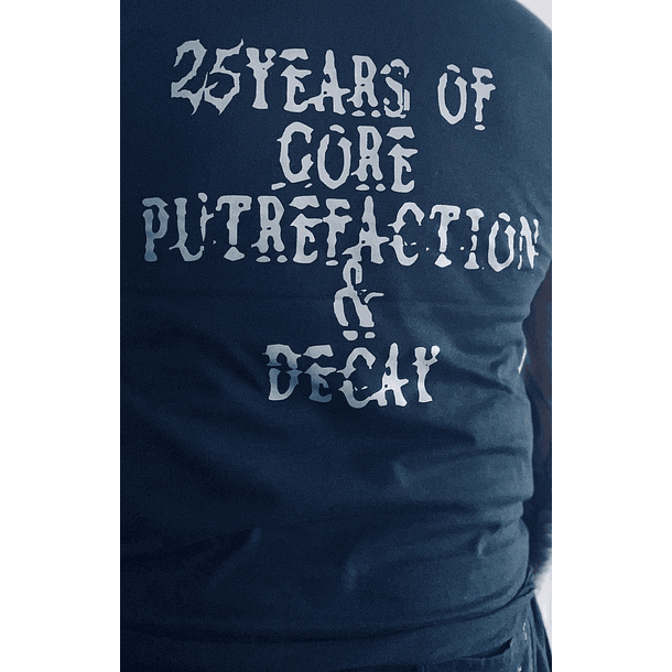 CENOTAPH - 25 Years of Gore & Putrefaction T-shirt GREY  2