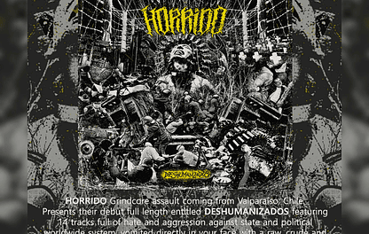 HORRIDO the Aggressive Grindcore new promise from Chile, joins Putrid Tomb Records