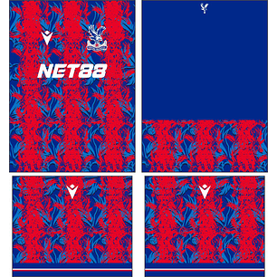 Arte Vetor Camisa Crystal Palace Conceito 2024