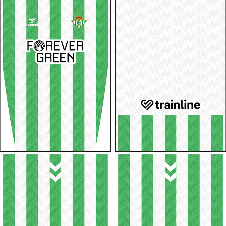 Arte Vetor Camisa Real Betis Local 2024-2025 1
