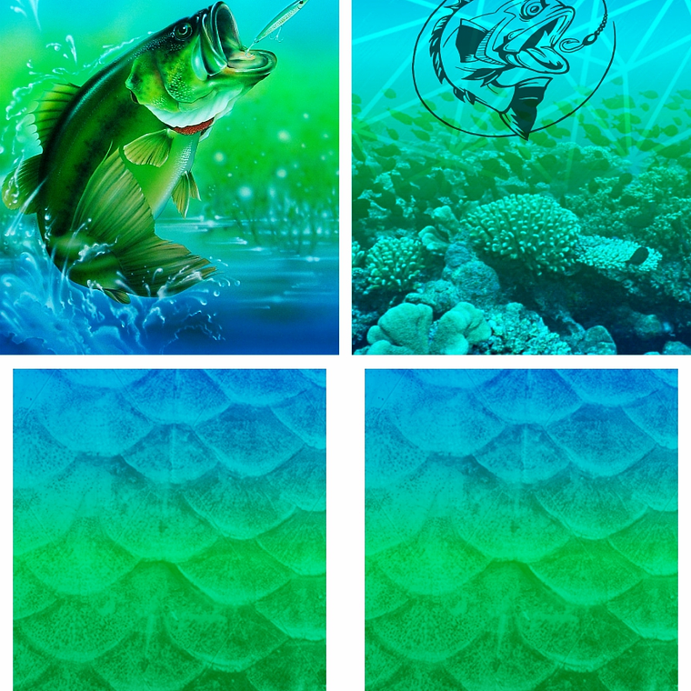 Arte estampa camisa Pesca-Mod-0251 1