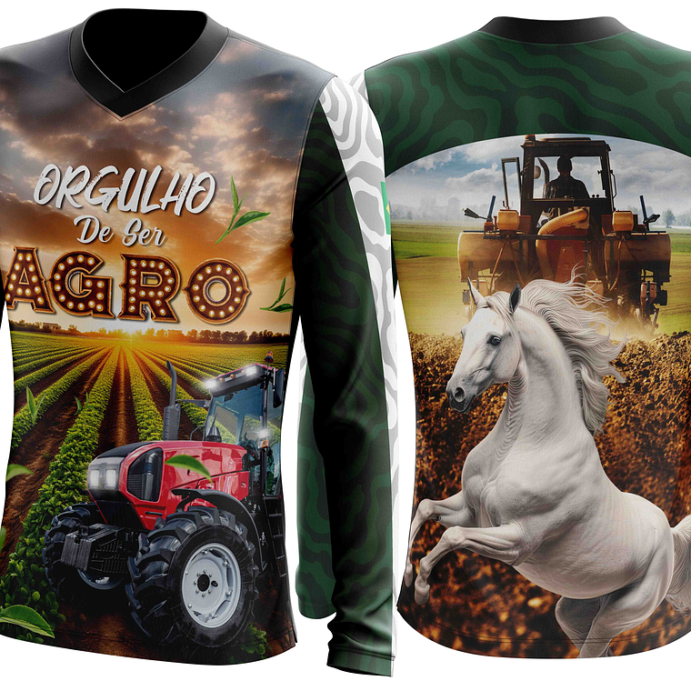 Arte estampa camisa Agro Mod-12 1