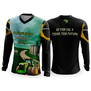 Arte estampa camisa Agro Mod-21