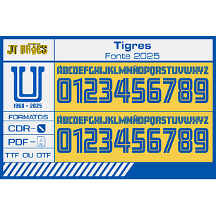 Fonte Tigres UANL 2025