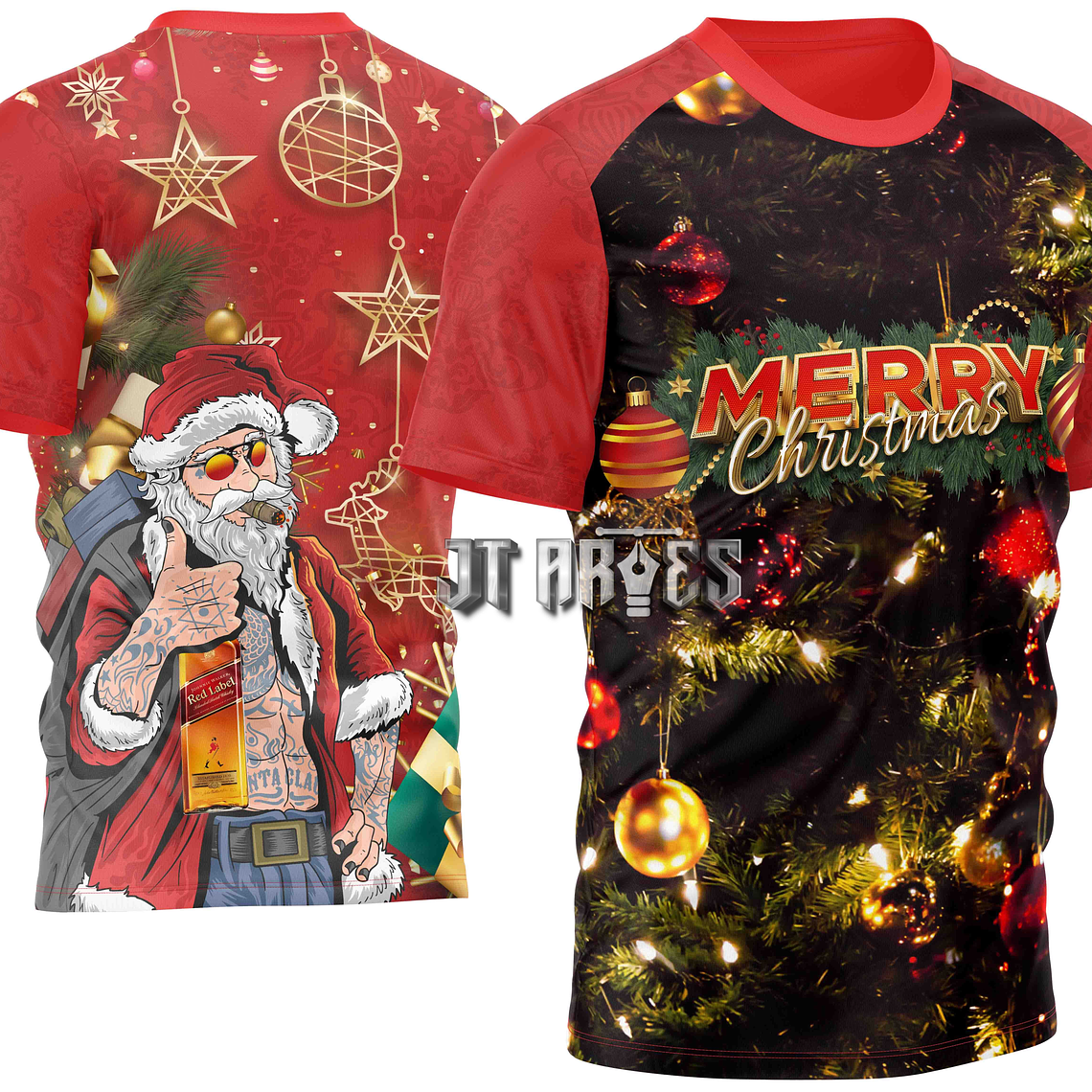 Arte Vetor Camisa Natal Mod-35 1