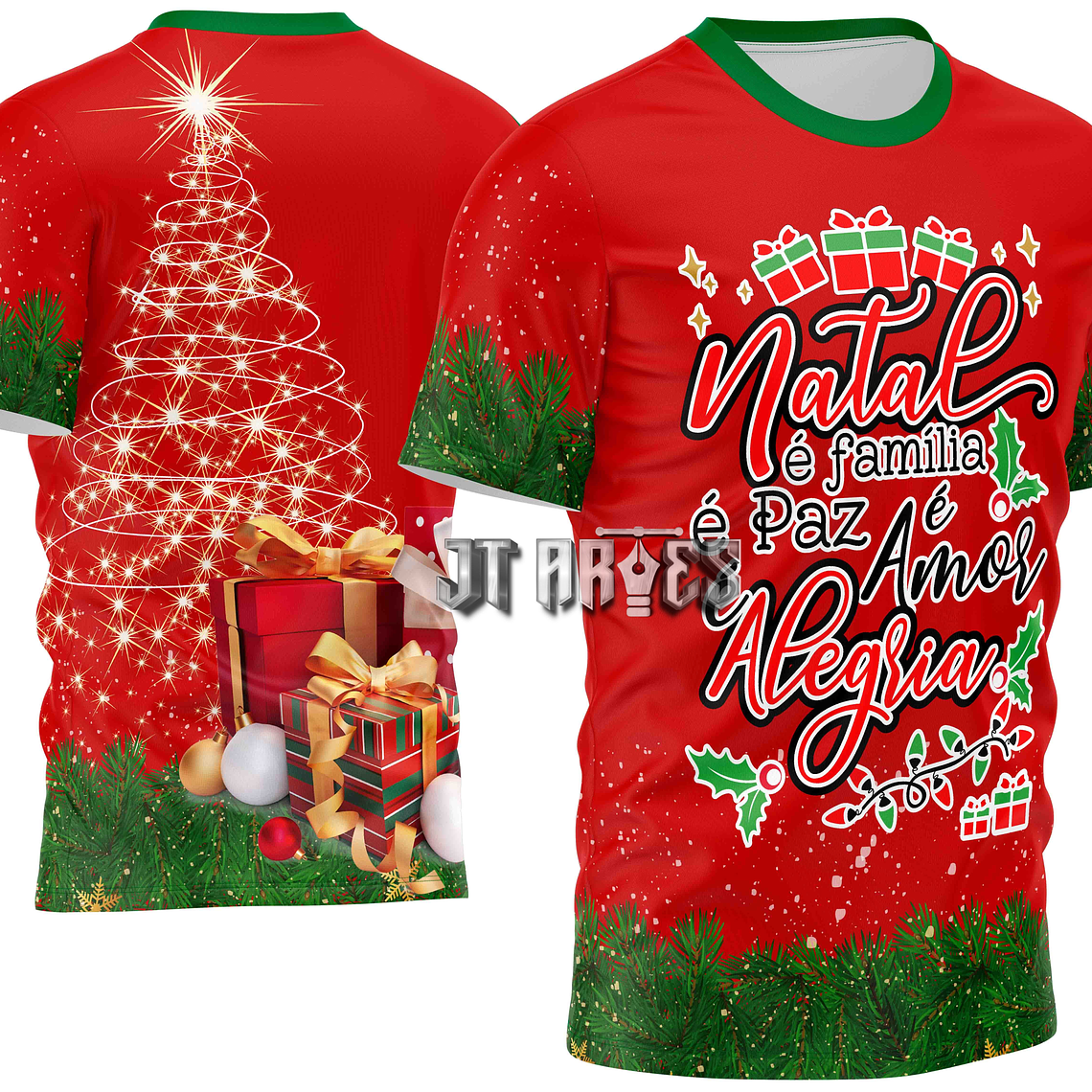 Arte Vetor Camisa Natal Mod-25 1
