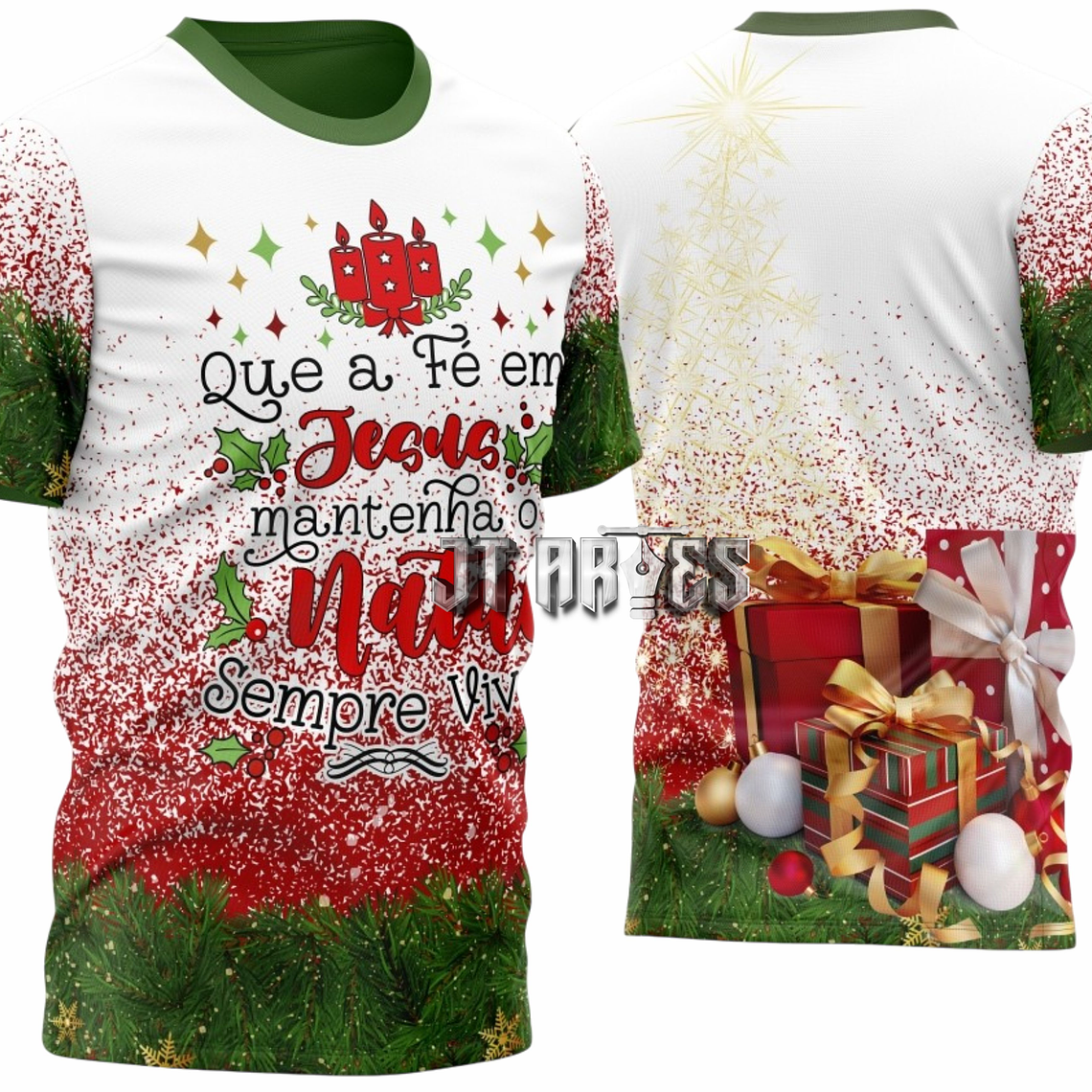 Arte Vetor Camisa Natal Mod-21 1