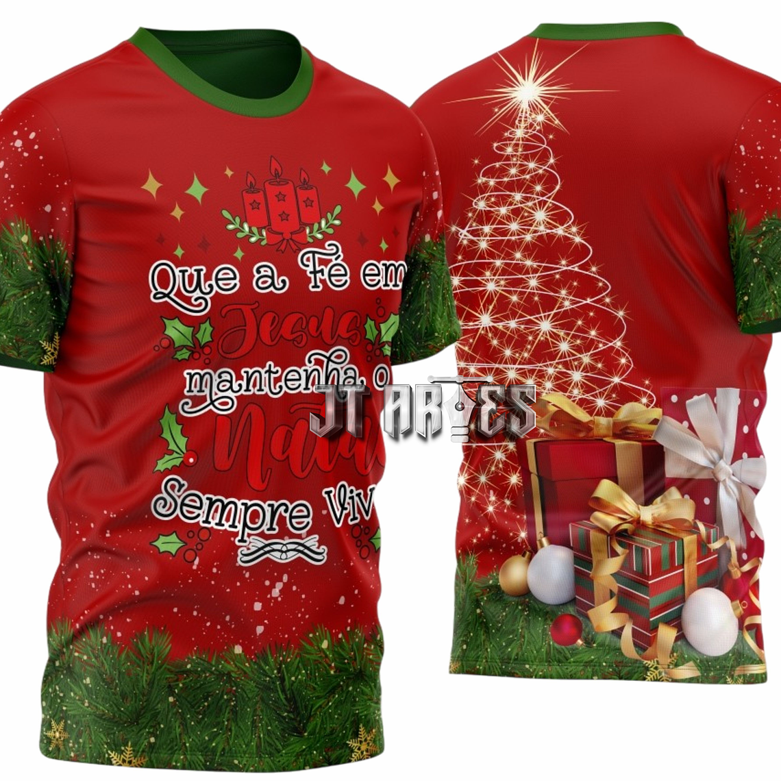 Arte Vetor Camisa Natal Mod-20 1