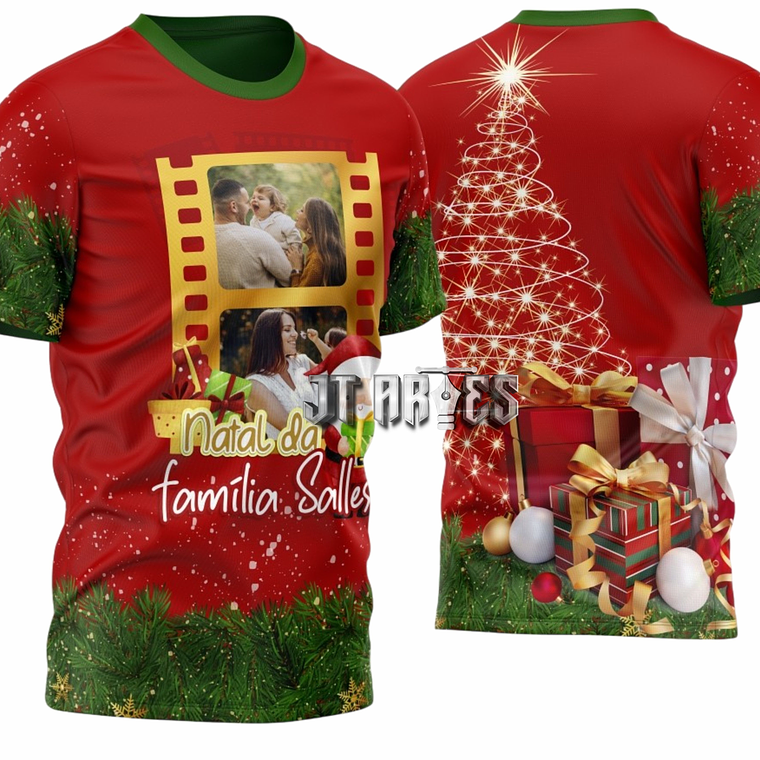 Arte Vetor Camisa Natal Mod-18 1