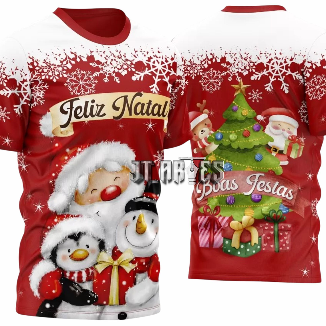 Arte Vetor Camisa Natal Mod-14 1