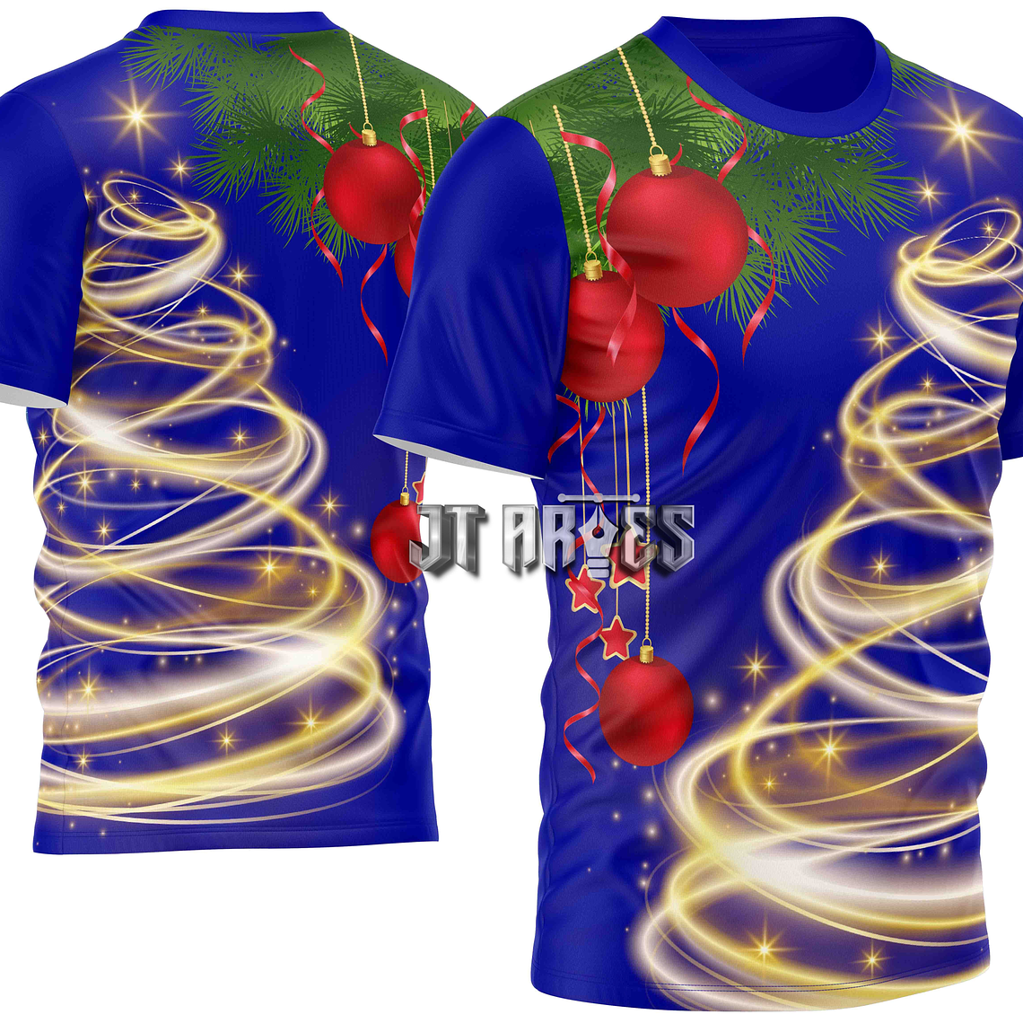 Arte Vetor Camisa Natal Mod-7 1