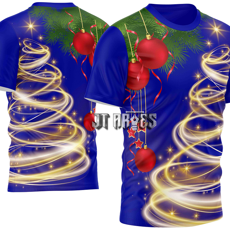 Arte Vetor Camisa Natal Mod-7 1