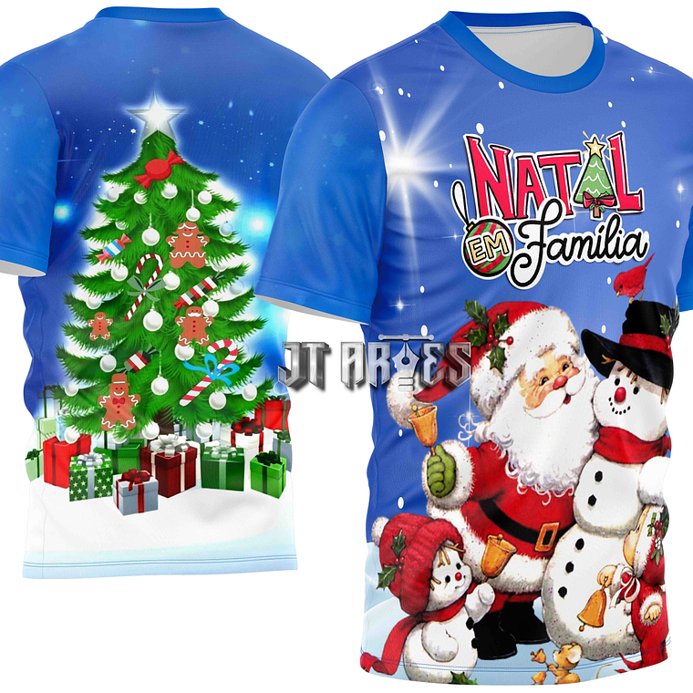 Arte Vetor Camisa Natal Mod-5 1