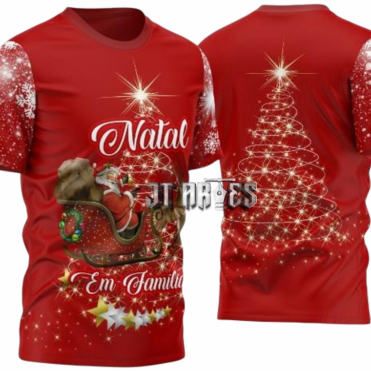 Arte Vetor Camisa Natal Mod-8 1