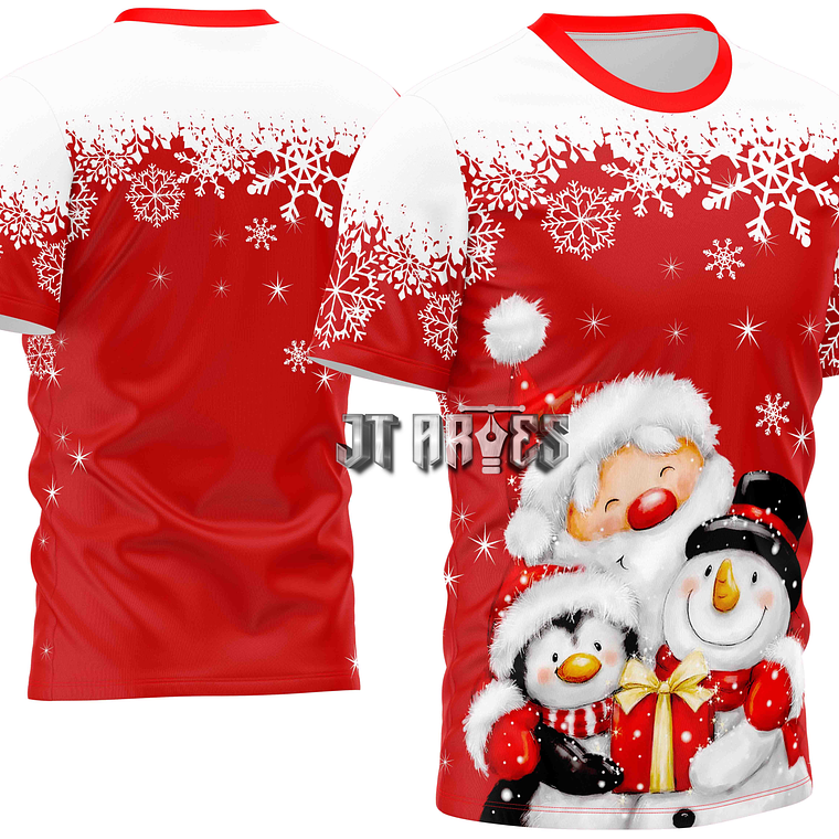 Arte Vetor Camisa Natal Mod-3 1