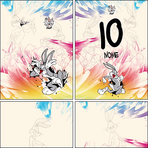 Arte Vetor Camisa Interclasse Pernalonga Mod-696